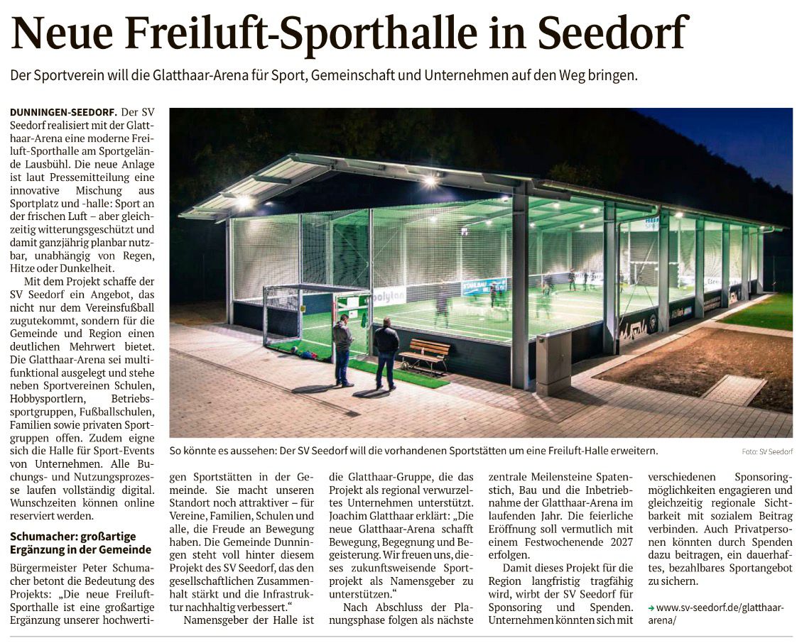 Zeitungsartikel Schwabo