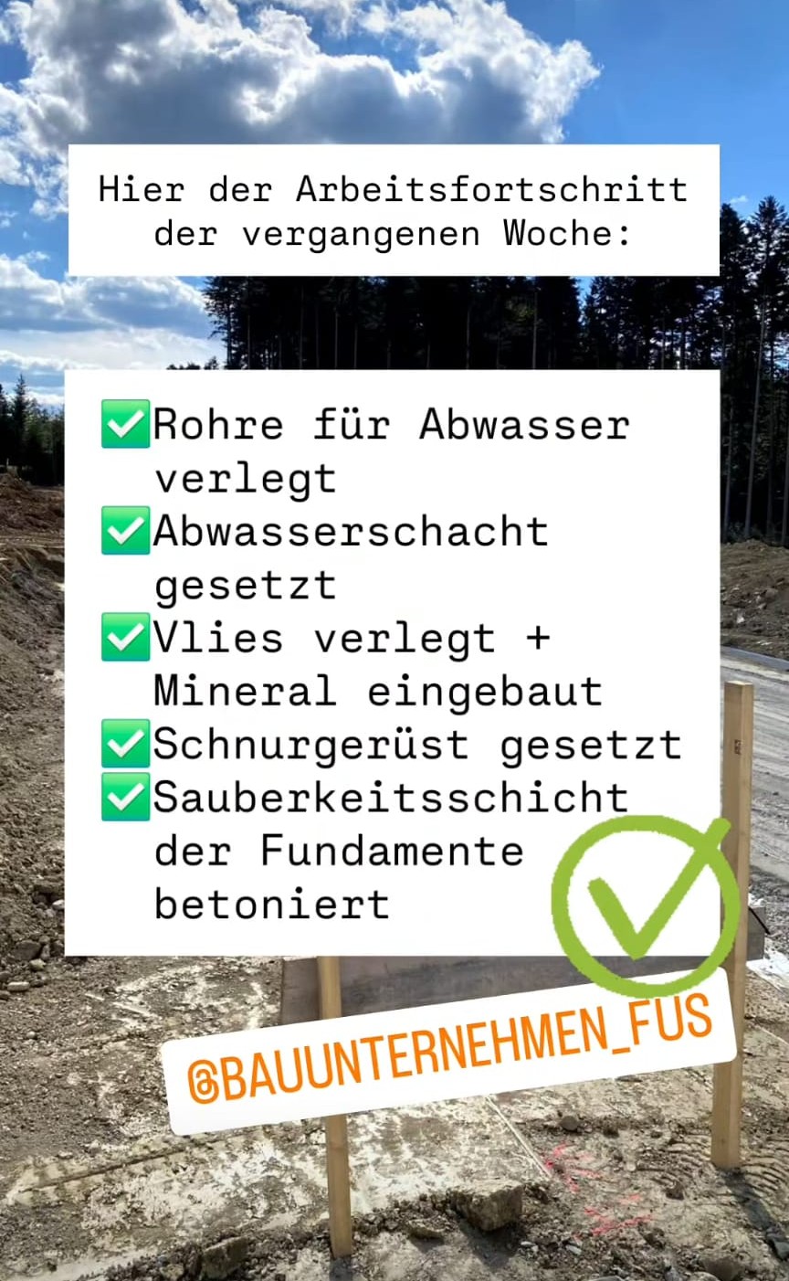 Die nächsten Schritte sind gemacht.